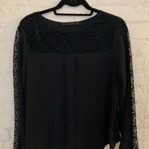 Zara Top with lace detailing